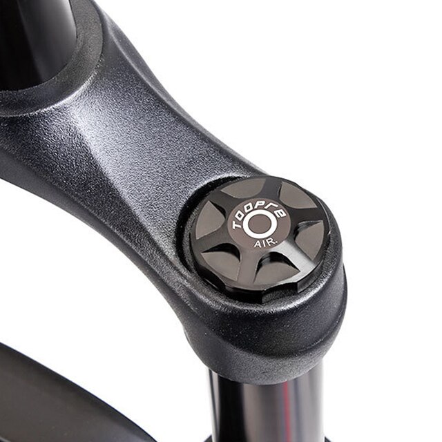 Widelec przedni z osłoną powietrzną Bike Protector Metal czerwony - gadżet do roweru z aluminium - Wianko - 9