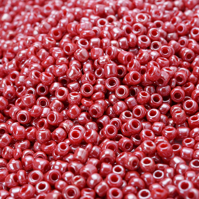 Mix czerwonych zawieszek koralików z czeskiego szkła okrągłych 3mm - 300/600/1500 sztuk, do tworzenia biżuterii DIY - Wianko - 7