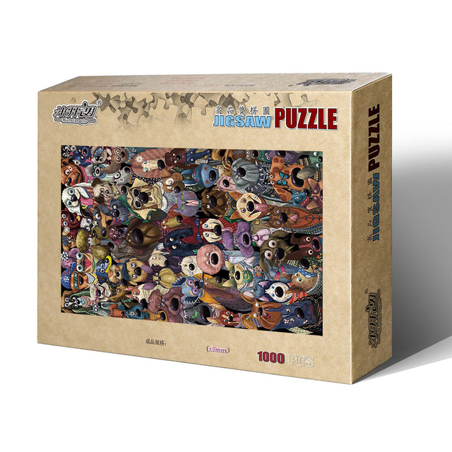 Drewniane puzzle Michelangelo Montessori dla dzieci i dorosłych - 1000 lub 2000 elementów - Wianko - 7
