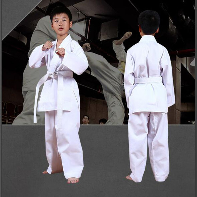 Mundur Karate dla dzieci i dorosłych - lekki i wygodny Karate Gi z paskiem treningowym - Wianko - 2