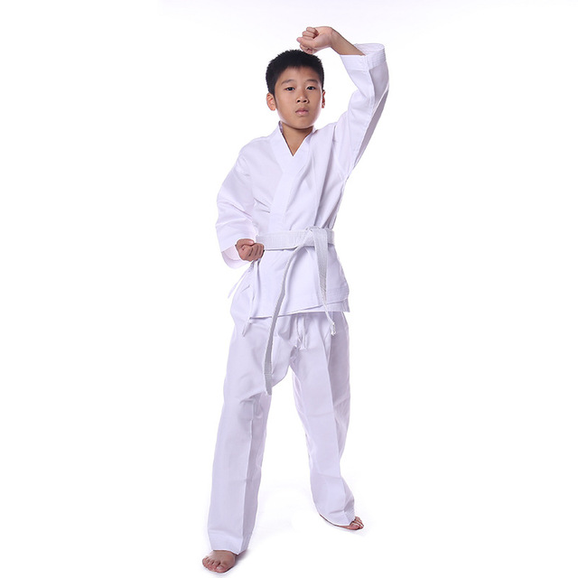 Mundur Karate dla dzieci i dorosłych - lekki i wygodny Karate Gi z paskiem treningowym - Wianko - 3
