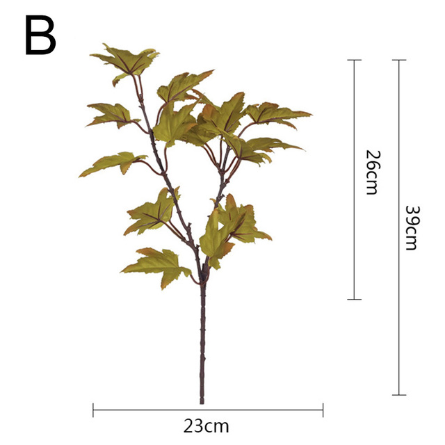Dekoracje sztuczne liście klonu w stylu retro - 1szt. jedzenie jesieni żniwa festiwal dziękczynienia - Wianko - 6