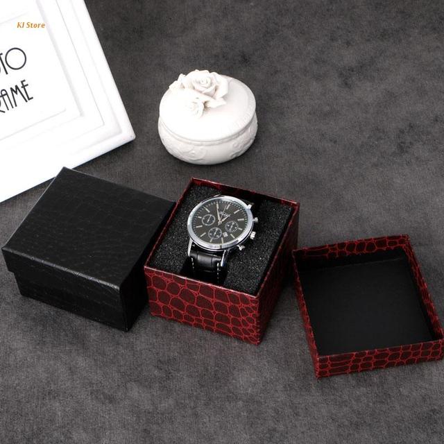 Trwałe pudełko na bransoletki, zegarki i biżuterię - J78F - Wianko - 4
