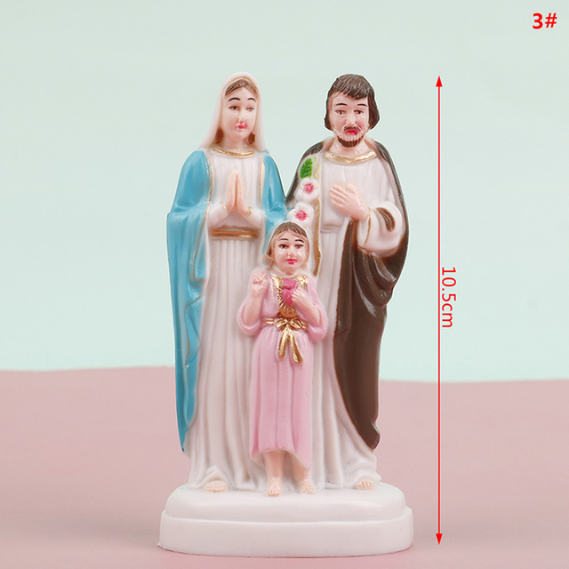 Statua Jezusa z Maryją Panną - piękne katolickie pamiątki do dekoracji domu - Wianko - 11
