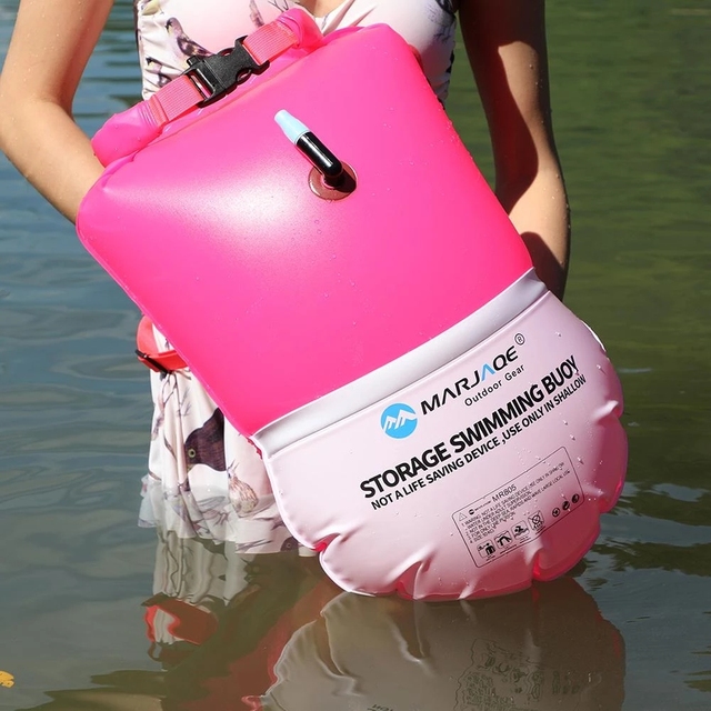 Pływacka boja PVC 20L z torbą wodoodporną do przechowywania pływaka - Wianko - 19