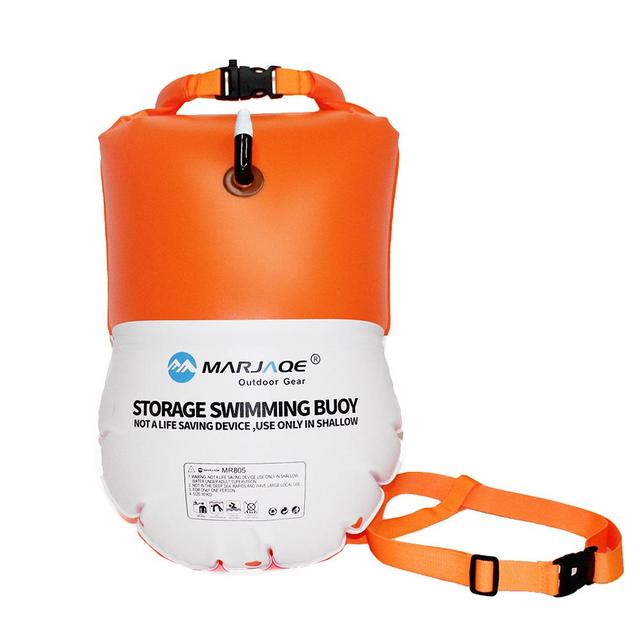 Pływacka boja PVC 20L z torbą wodoodporną do przechowywania pływaka - Wianko - 23