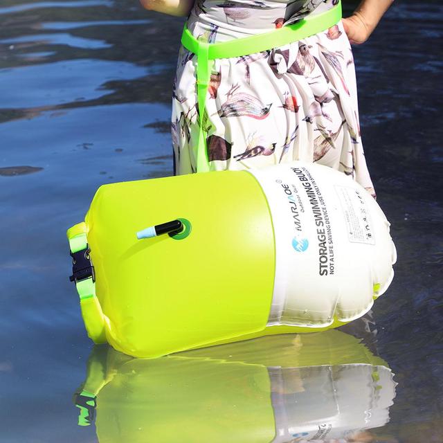 Pływacka boja PVC 20L z torbą wodoodporną do przechowywania pływaka - Wianko - 20
