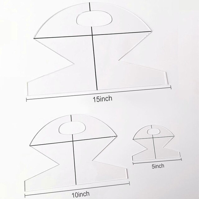 Akrylowa szablonowa linijka do szycia ciasteczek w torbie, narzędzie wielofunkcyjne DIY do pikowania i wykrawania, praktyczne narzędzie do szycia PR - Wianko - 4