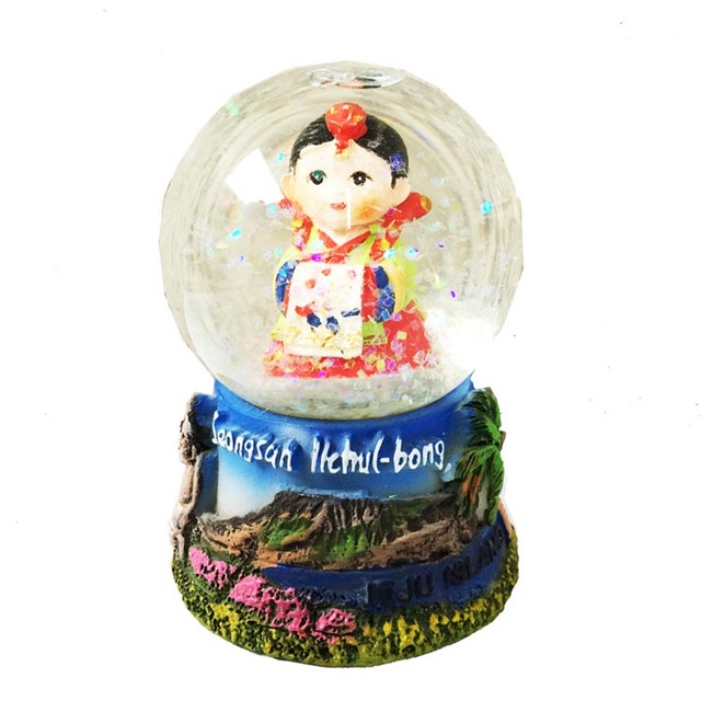 Figurka Maryi Dziewicy - kula śnieżna z kryształową kulą - Hiszpania, Japonia, Korea - Wianko - 15