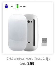 Bezprzewodowa mysz optyczna 2.4G 2 w 1 do komputera - ładowalna, cicha, ergonomiczna, cienka - dla Apple Mac i Microsoft PC - Wianko - 8
