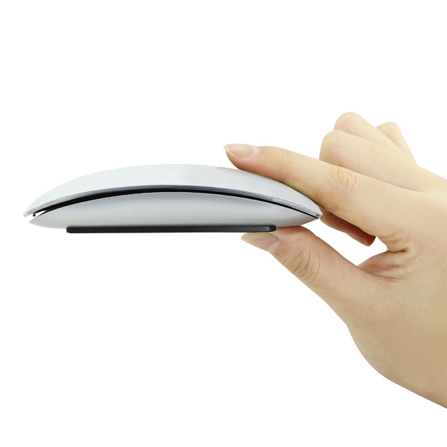 Bezprzewodowa mysz optyczna 2.4G 2 w 1 do komputera - ładowalna, cicha, ergonomiczna, cienka - dla Apple Mac i Microsoft PC - Wianko - 14
