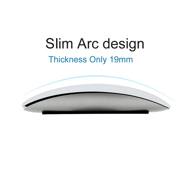 Bezprzewodowa mysz optyczna 2.4G 2 w 1 do komputera - ładowalna, cicha, ergonomiczna, cienka - dla Apple Mac i Microsoft PC - Wianko - 13