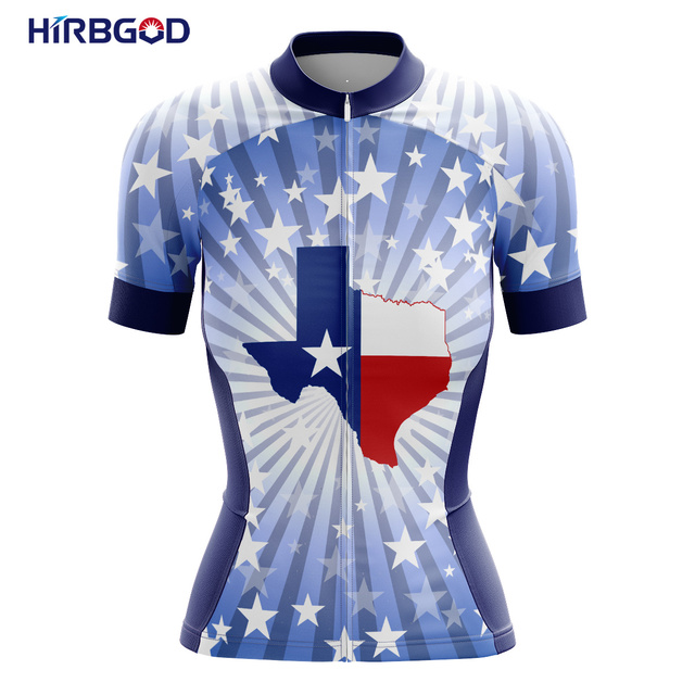 Nowa koszulka i spodenki rowerowe HIRBGOD 2021 dla kobiet - oddychające zestawy do jazdy konnej. (TYZ438) - Wianko - 4