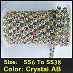DMC Crystal Rhinestone Capri Blue SS6 do SS30 - żelazko do poprawy dżetów na suknie ślubne - Wianko - 100