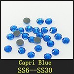 DMC Crystal Rhinestone Capri Blue SS6 do SS30 - żelazko do poprawy dżetów na suknie ślubne - Wianko - 44