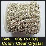DMC Crystal Rhinestone Capri Blue SS6 do SS30 - żelazko do poprawy dżetów na suknie ślubne - Wianko - 99