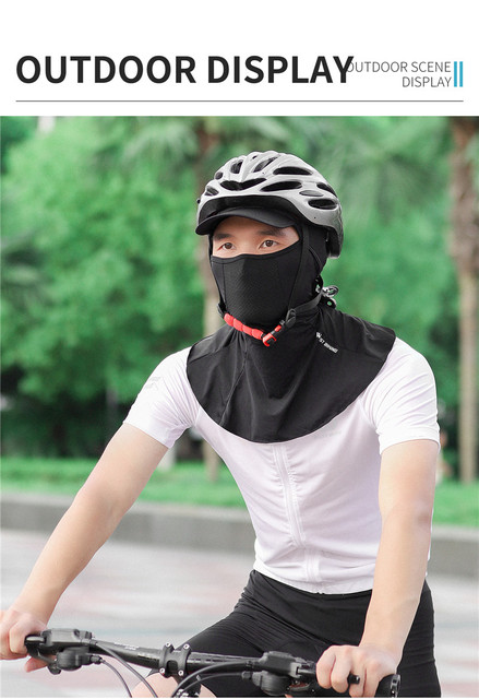 Czapka kominiarka ochronna przed słońcem WEST BIKING anty-UV, idealna do biegania, jazdy na rowerze i motocyklu dla mężczyzn i kobiet - Wianko - 15