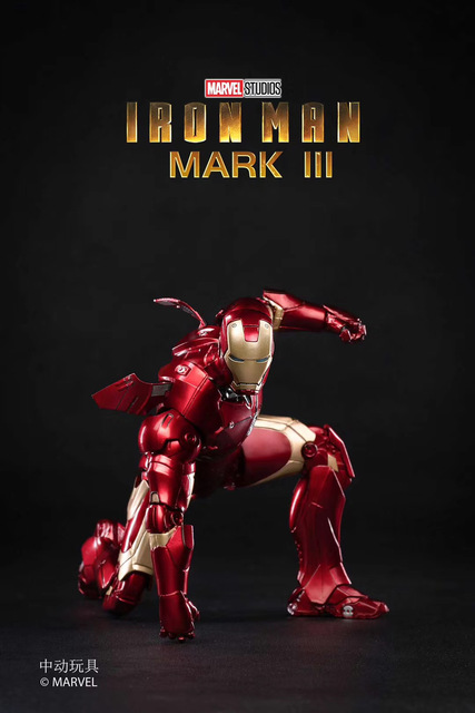 Figurka Iron Man Mark 2 Avengers Disney Marvel, 18cm, pudełko, Tony Stark, zabawka akcji legendy - Wianko - 8