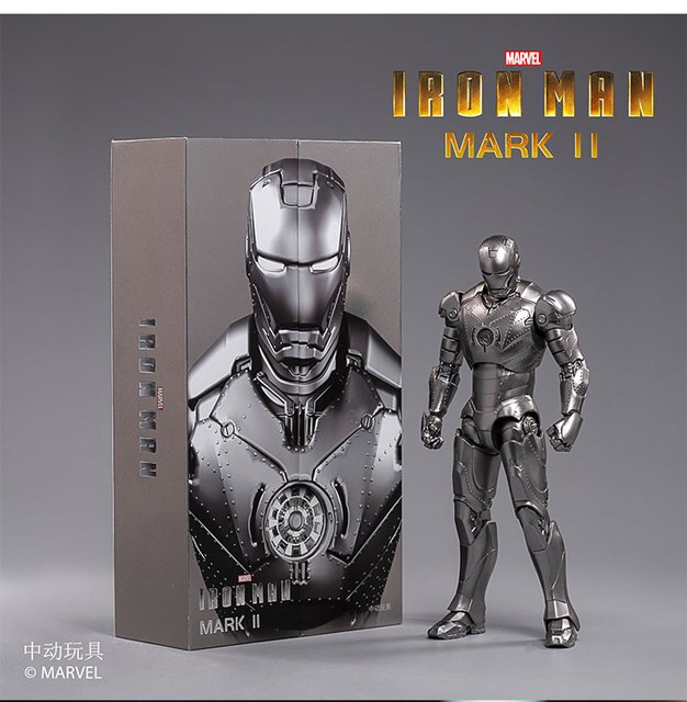 Figurka Iron Man Mark 2 Avengers Disney Marvel, 18cm, pudełko, Tony Stark, zabawka akcji legendy - Wianko - 27