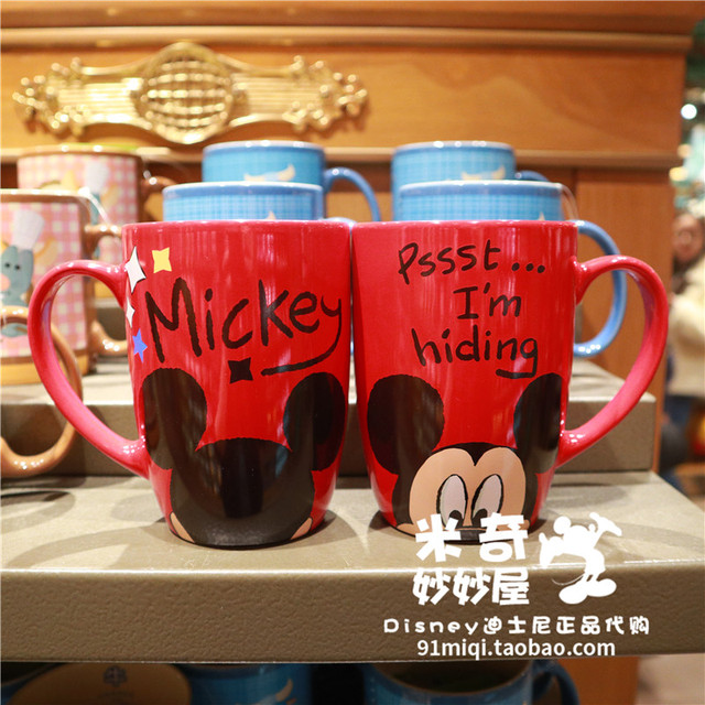 Kubki ceramiczne Disney Mickey Minnie Donald Daisy dla par, boże narodzenie - Wianko - 31
