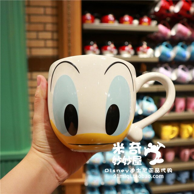 Kubki ceramiczne Disney Mickey Minnie Donald Daisy dla par, boże narodzenie - Wianko - 3