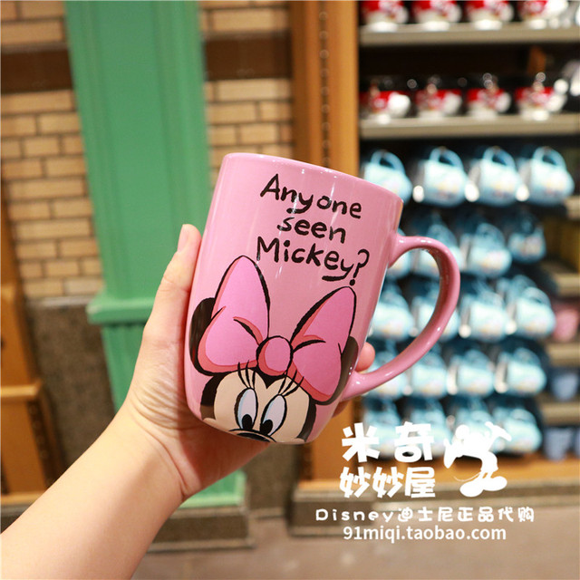 Kubki ceramiczne Disney Mickey Minnie Donald Daisy dla par, boże narodzenie - Wianko - 12