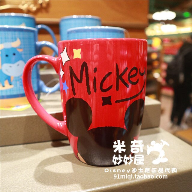 Kubki ceramiczne Disney Mickey Minnie Donald Daisy dla par, boże narodzenie - Wianko - 34