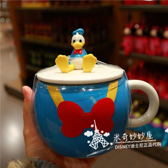 Kubki ceramiczne Disney Mickey Minnie Donald Daisy dla par, boże narodzenie - Wianko - 27