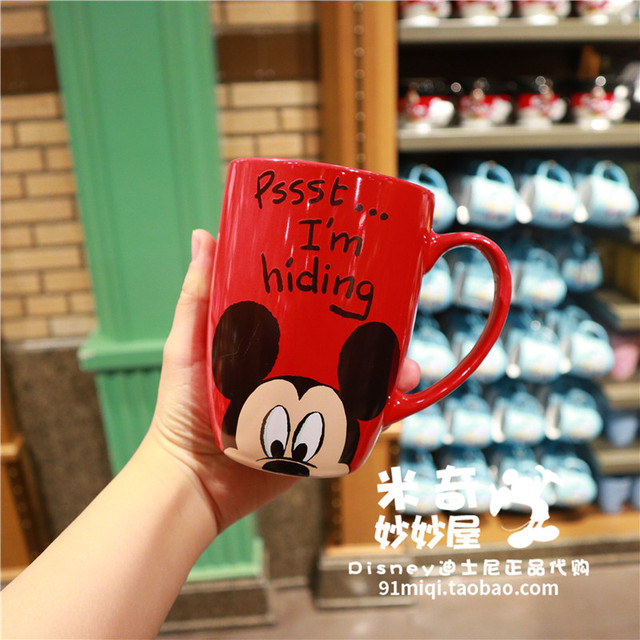 Kubki ceramiczne Disney Mickey Minnie Donald Daisy dla par, boże narodzenie - Wianko - 35