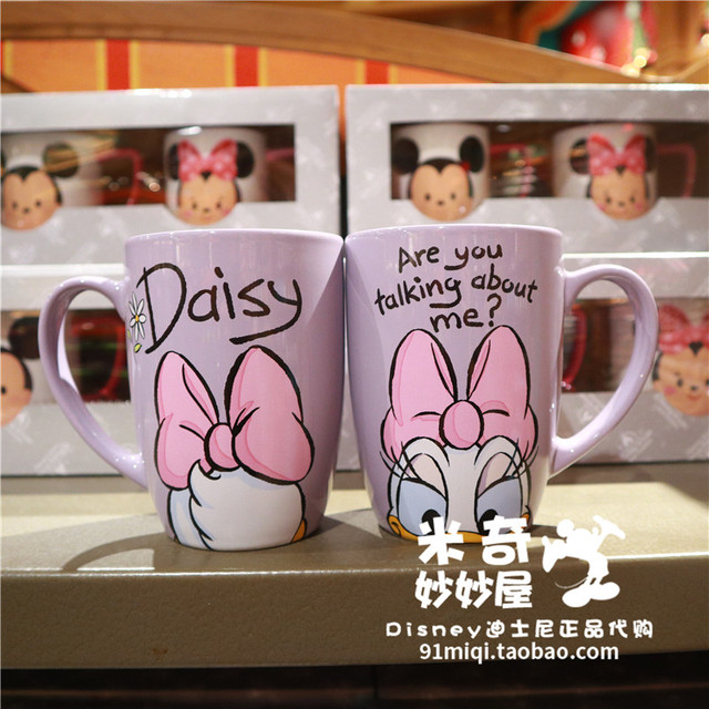 Kubki ceramiczne Disney Mickey Minnie Donald Daisy dla par, boże narodzenie - Wianko - 51