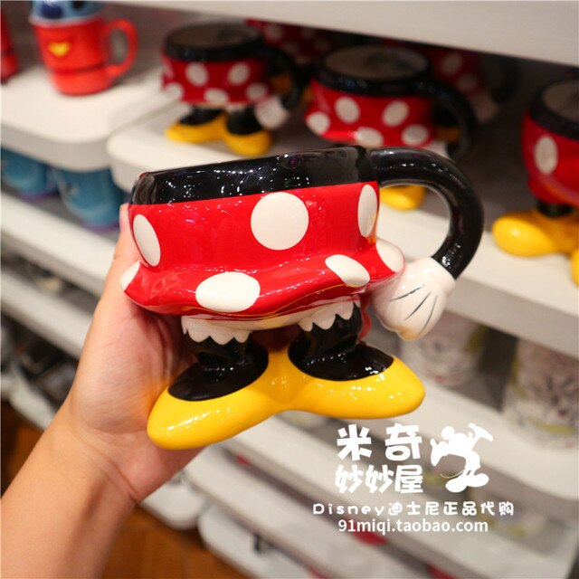 Kubki ceramiczne Disney Mickey Minnie Donald Daisy dla par, boże narodzenie - Wianko - 6