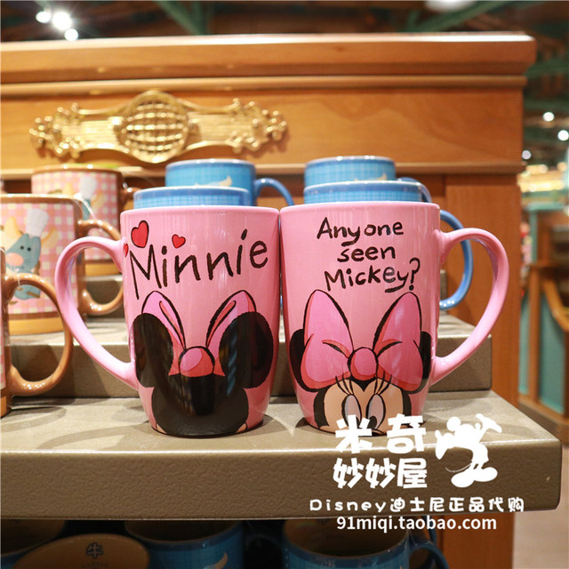 Kubki ceramiczne Disney Mickey Minnie Donald Daisy dla par, boże narodzenie - Wianko - 38