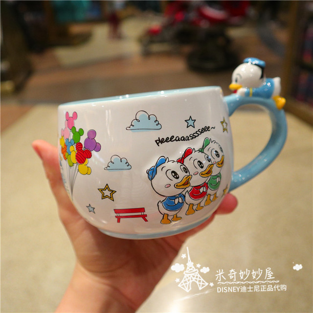 Kubki ceramiczne Disney Mickey Minnie Donald Daisy dla par, boże narodzenie - Wianko - 23