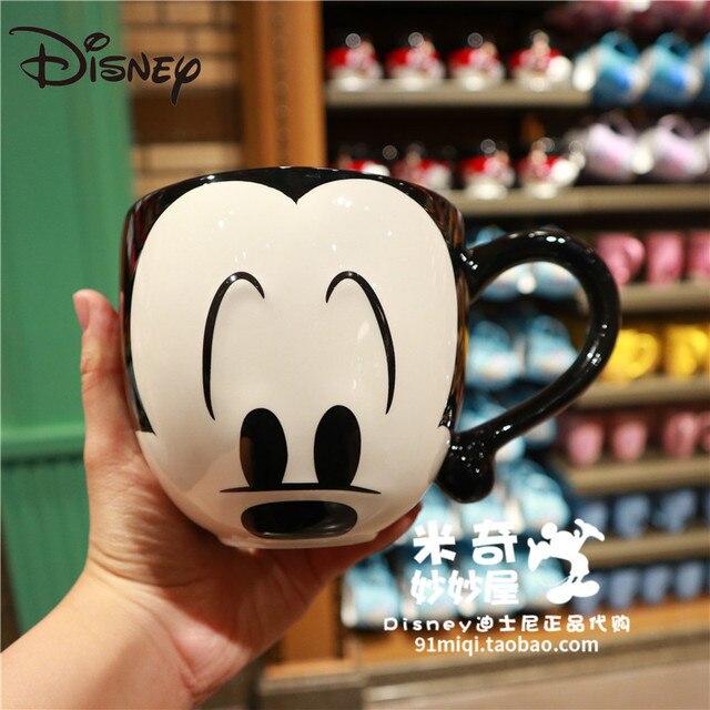 Kubki ceramiczne Disney Mickey Minnie Donald Daisy dla par, boże narodzenie - Wianko - 1