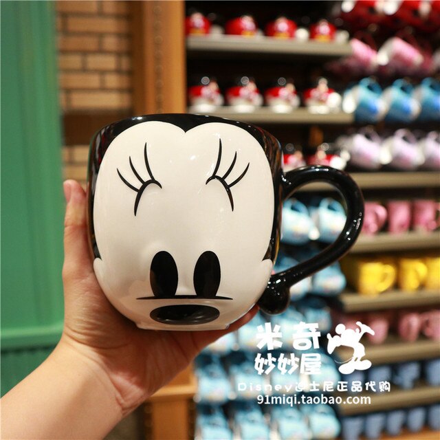 Kubki ceramiczne Disney Mickey Minnie Donald Daisy dla par, boże narodzenie - Wianko - 2