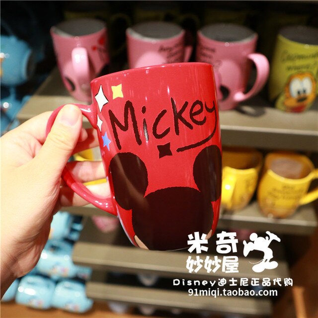 Kubki ceramiczne Disney Mickey Minnie Donald Daisy dla par, boże narodzenie - Wianko - 36