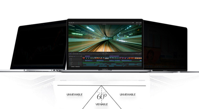 Ochronna folia na ekran do laptopa 16:9 12.5 cala 277mm x 157mm filtr prywatyzujący eliminujący odblaski - Wianko - 10