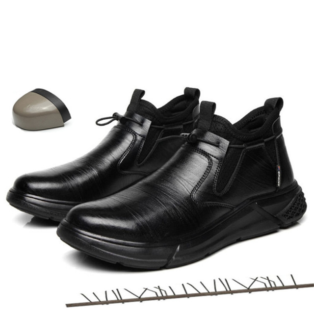 Lekkie niezniszczalne buty Ryder mężczyźni stalowa nasadka na palec buty robocze bhp buty ochronne anty-przebicie odporne na zużycie Designer Sneakers - Wianko - 10