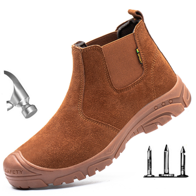 Lekkie niezniszczalne buty Ryder mężczyźni stalowa nasadka na palec buty robocze bhp buty ochronne anty-przebicie odporne na zużycie Designer Sneakers - Wianko - 9