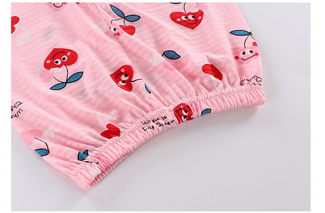 Letnia bawełniana piżama dla dzieci 1-9 lat, dziewczyny i chłopcy, motyw dinozaurów - Wianko - 15