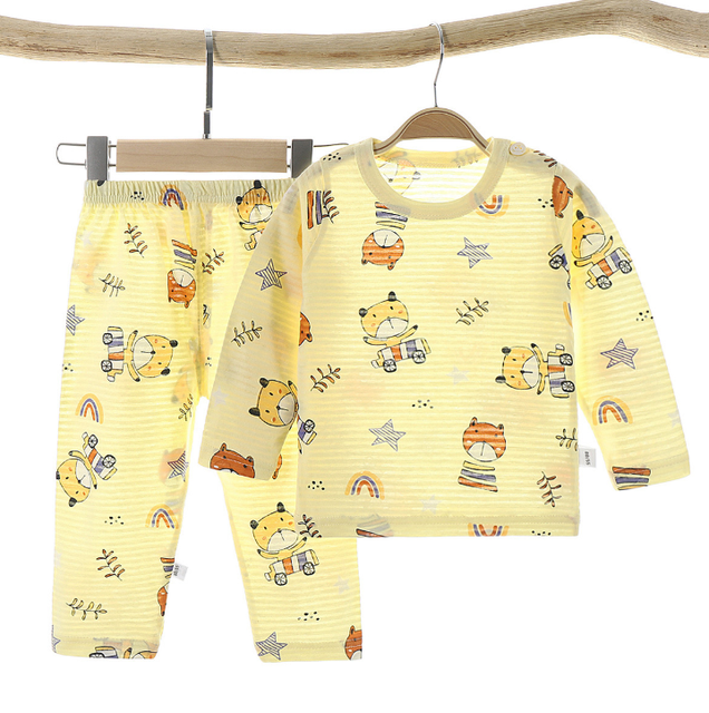 Letnia bawełniana piżama dla dzieci 1-9 lat, dziewczyny i chłopcy, motyw dinozaurów - Wianko - 10
