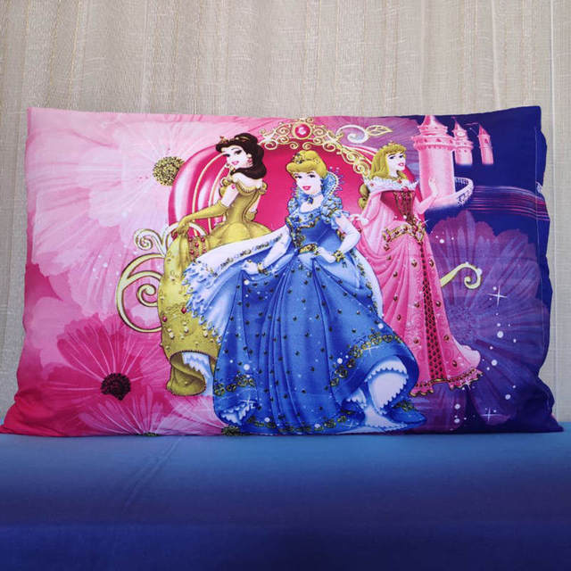 Poszewka na poduszkę Disney Princess dla dziewczynek, 1 sztuka, 3D wydruk, dekoracja sypialni - Wianko - 28