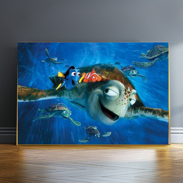 Obraz na płótnie Disney - Znalezienie Nemo - Malarstwo i kaligrafia (tylko to dopisujemy - reszta jest już gotowa) - Wianko - 6