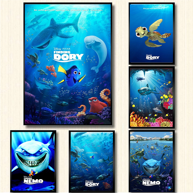 Obraz na płótnie Disney - Znalezienie Nemo - Malarstwo i kaligrafia (tylko to dopisujemy - reszta jest już gotowa) - Wianko - 4