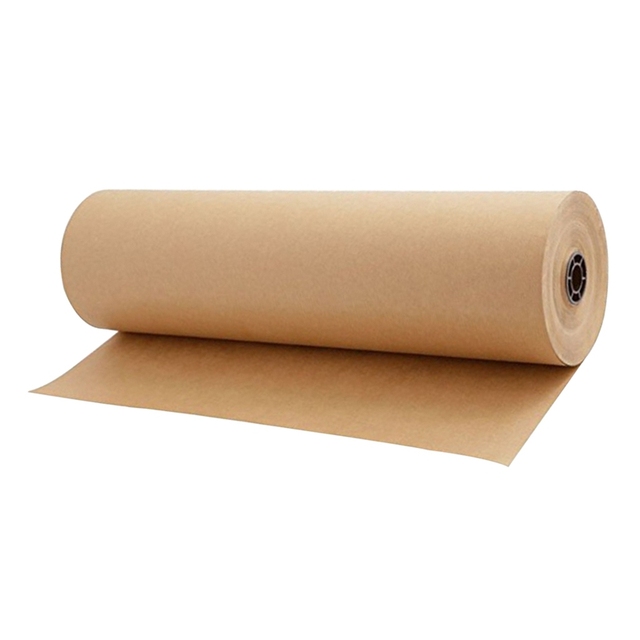 Brązowa rola papieru do pakowania Kraft, 30 metrów, 30 cm - idealna na ślub, prezent urodzinowy i rzemiosło - Wianko - 4
