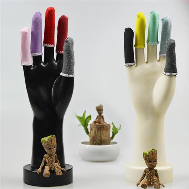 Rękawice ochronne z bawełny - 50 sztuk, pochłaniają pot i oddychające, do palców, dla mężczyzn i kobiet (losowy kolor) - Wianko - 2