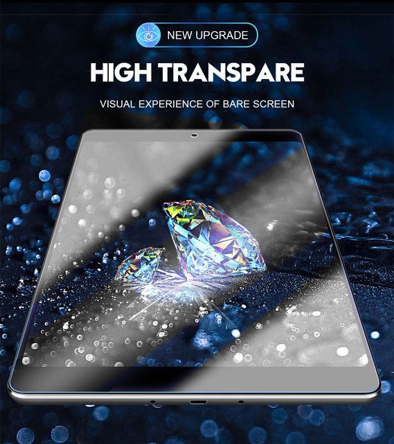 Szkło hartowane do tabletów Huawei MediaPad/MatePad Pro/M3/M5/M6/T3/T5/T8 - 8.0/8.4/10.1/10.4/10.8/Honor V6 - Ochraniacz ekranu Full Cover - Wianko - 5