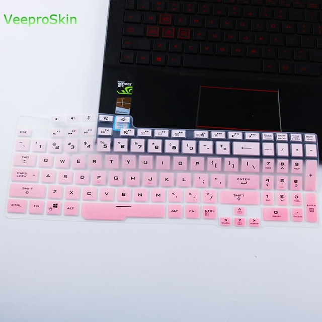 Dla laptopa Asus TUF A 15/17 pokrywa klawiatury ze skóry - Wianko - 8