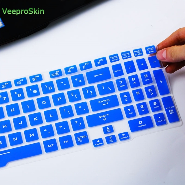 Dla laptopa Asus TUF A 15/17 pokrywa klawiatury ze skóry - Wianko - 13