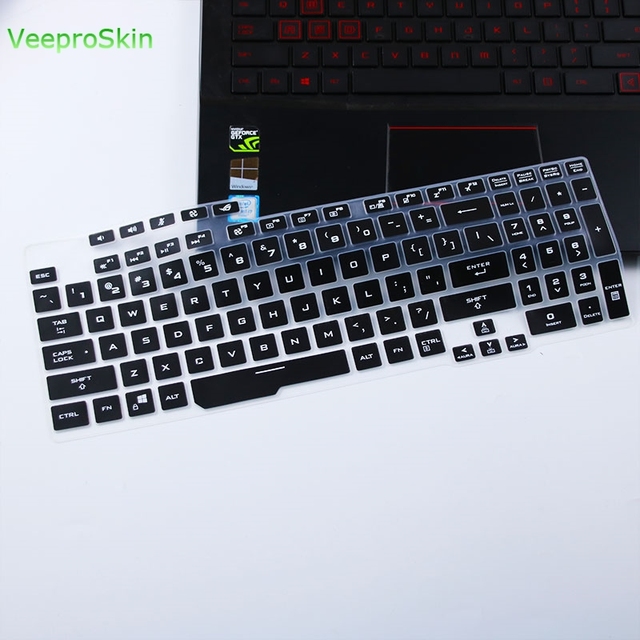 Dla laptopa Asus TUF A 15/17 pokrywa klawiatury ze skóry - Wianko - 4